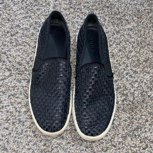 VINCE Black Slip On Shoes